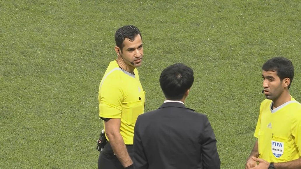  賈西姆執(zhí)法亞冠海港客戰(zhàn)神戶勝利船，此前主哨國足0-7日本