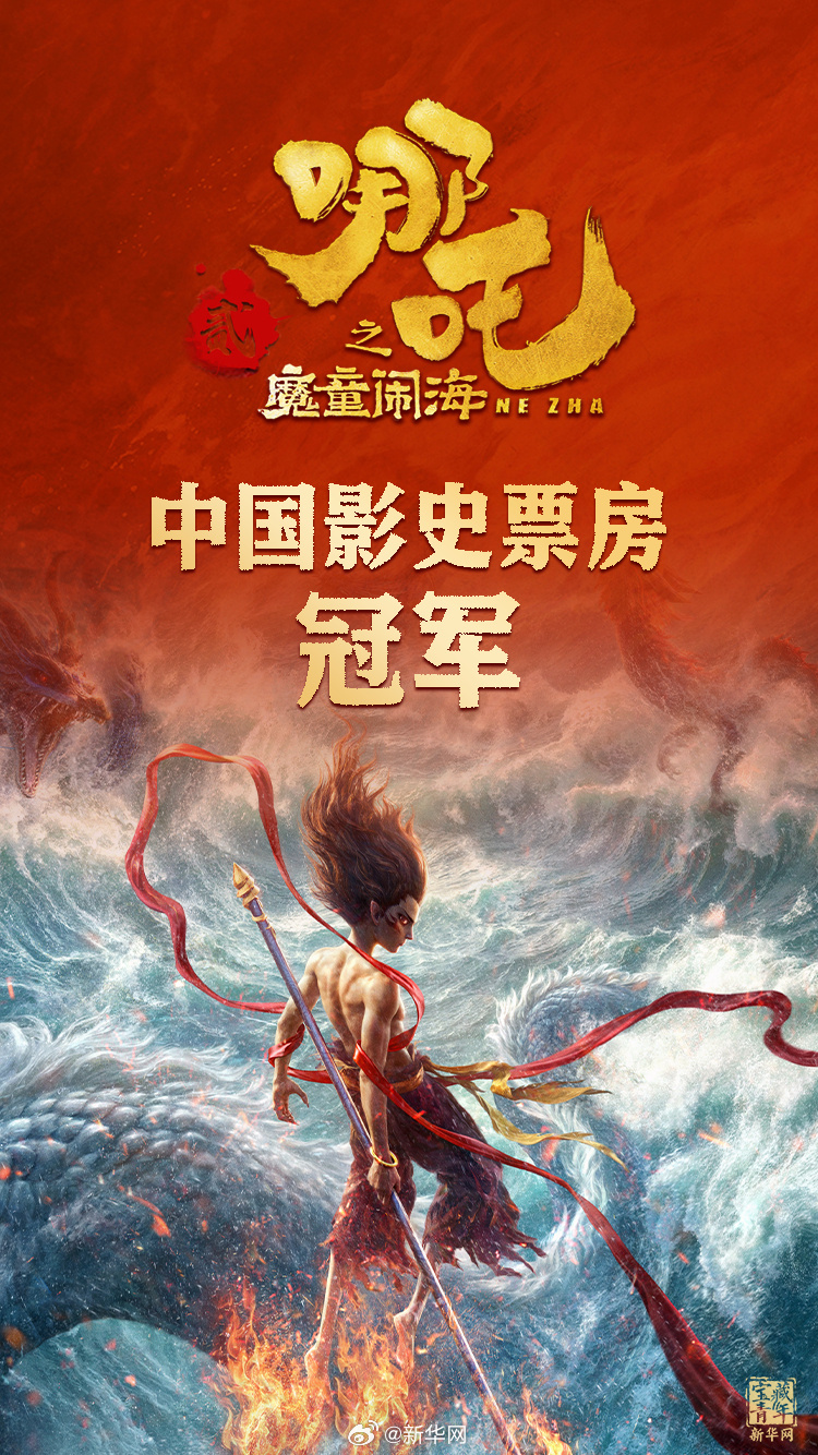  登頂！《哪吒2》打破中國影史最高票房紀(jì)錄