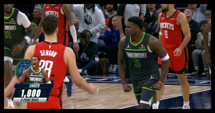 23歲186天！愛德華茲成NBA歷史上最年輕投進(jìn)1000記三分球員