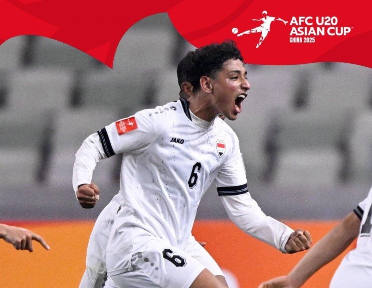  U20亞洲杯-雙方各領(lǐng)一紅牌，伊拉克1-0力克沙特升至B組榜首