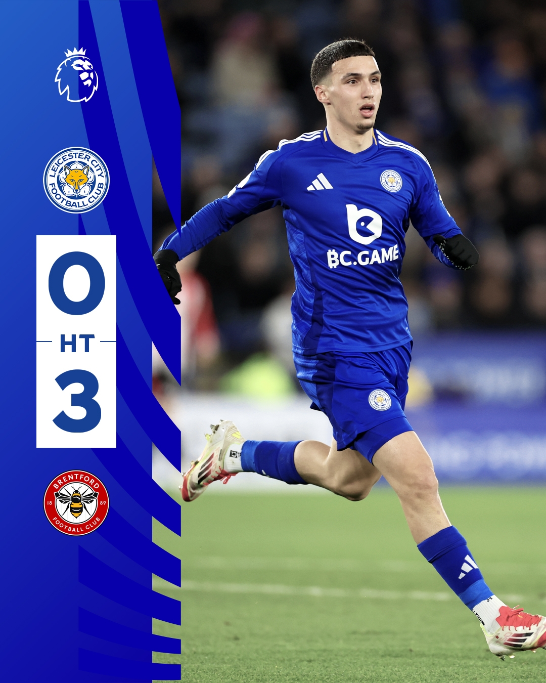  半場0-3！萊斯特若不進(jìn)球輸球，將主場6連敗0進(jìn)球創(chuàng)歷史最糟戰(zhàn)績