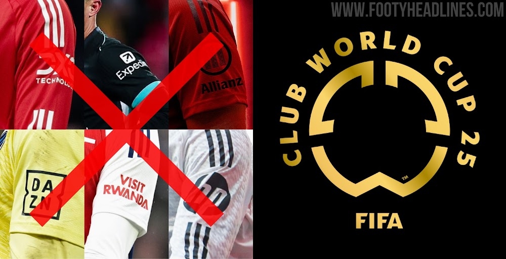  FIFA不允許世俱杯球隊有袖標贊助，需貼上世俱杯徽標