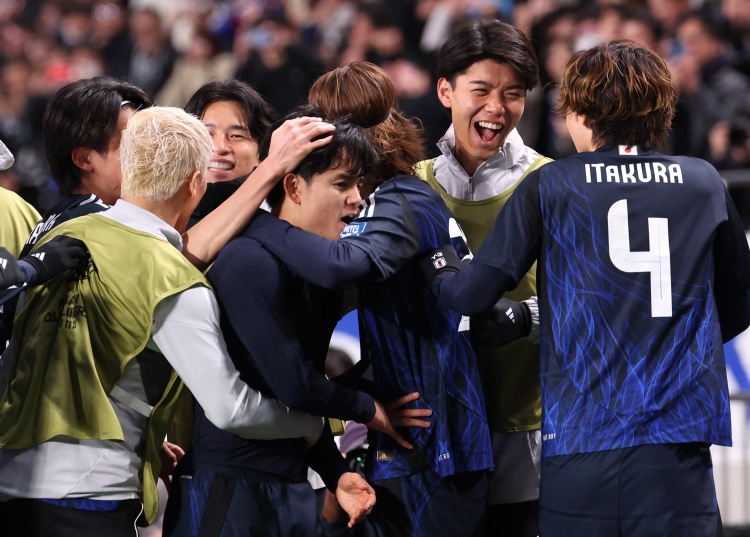  日本隊(duì)22名旅歐球員中15人來自五大聯(lián)賽，是22年3月出線時(shí)的兩倍